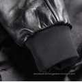 Nova Moda Inverno Estilo Europeu Gola Zip Cuffs Homens Borgonha Motociclista Jaqueta De Couro Genuíno